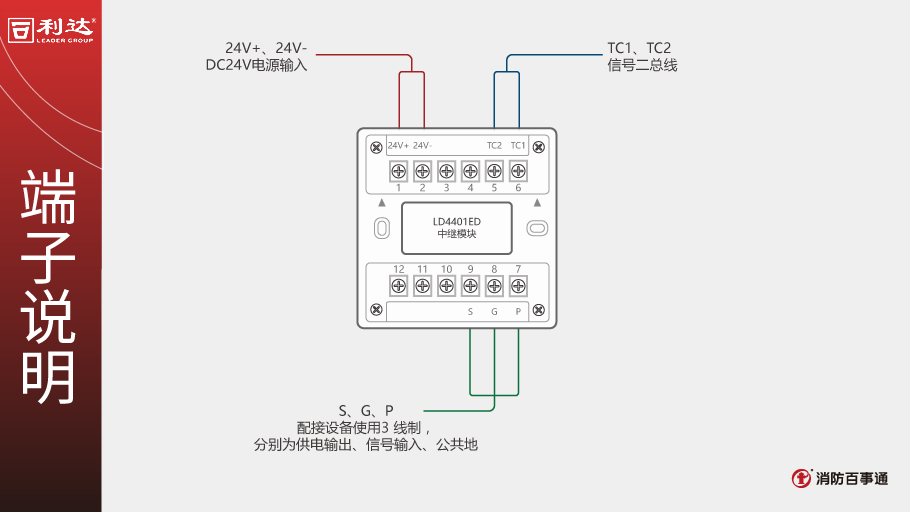 利達(dá)LD4401ED中繼模塊端子說(shuō)明